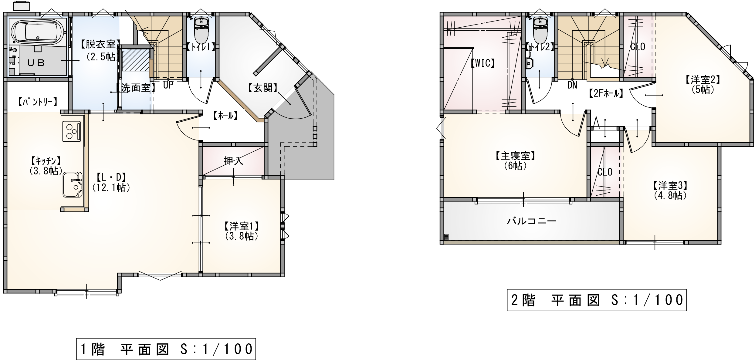 Blog Hachiya Works 12 注文住宅 30坪 間取り解説 名古屋の注文住宅は八 家