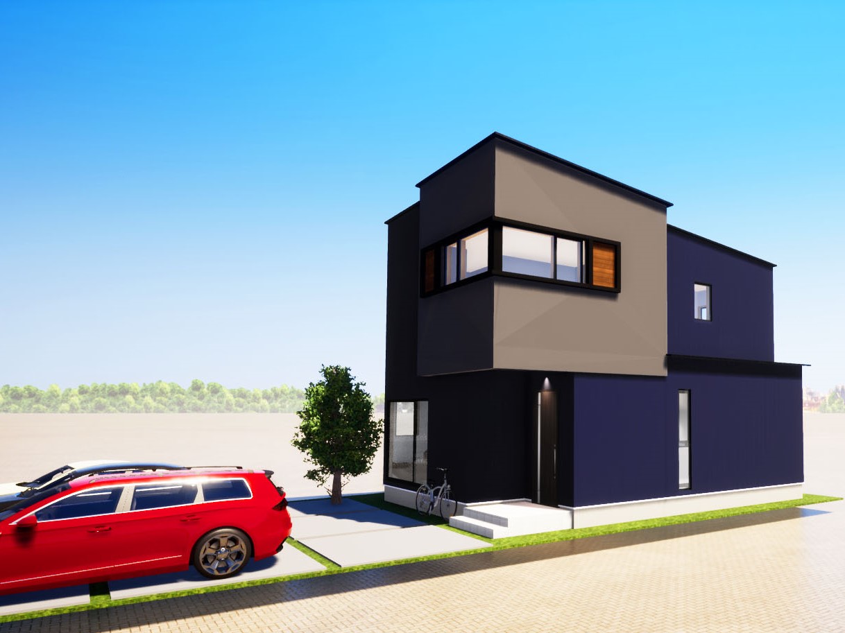 猫と暮らす、あおいろの家