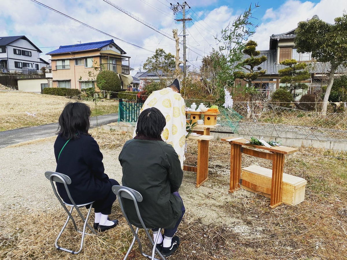 地鎮祭・基礎工事・上棟のお写真です(^^)/