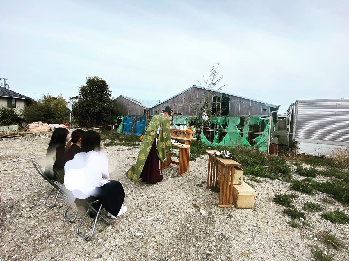 地鎮祭を執り行いました☺