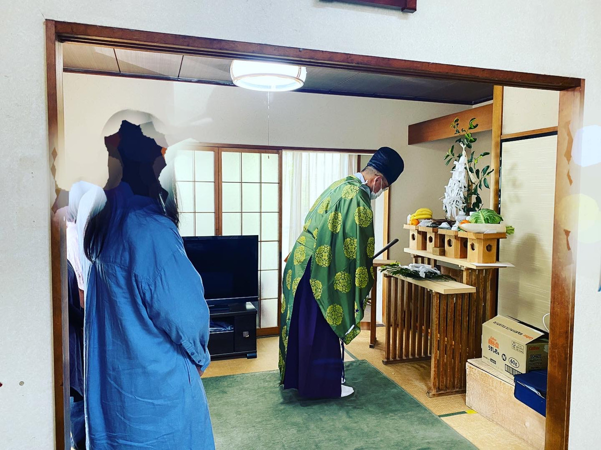 解体工事清祓い🍃