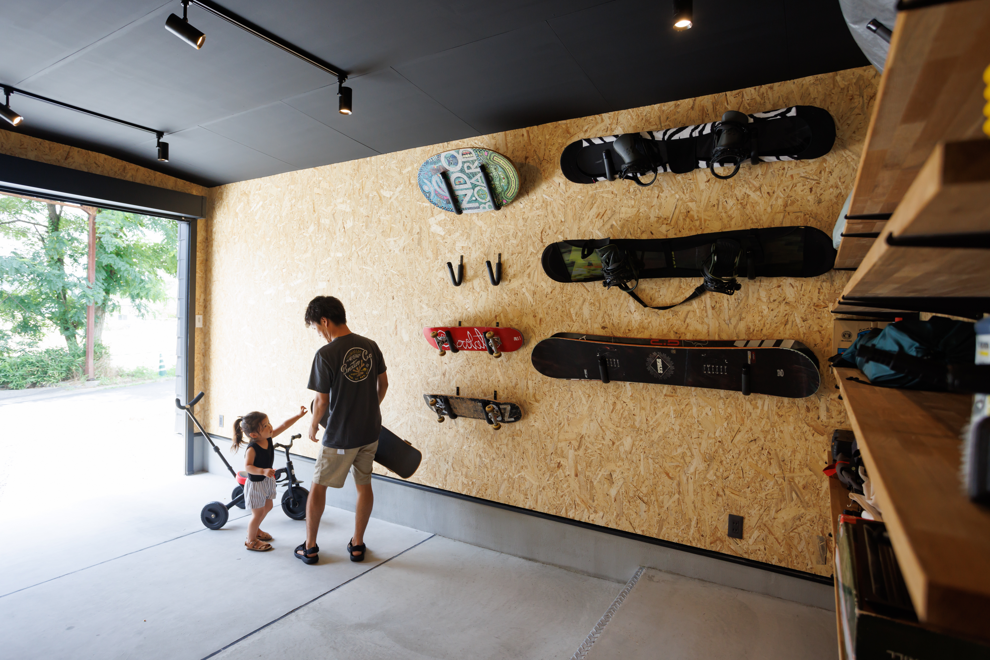 ホテルライクなガレージハウス