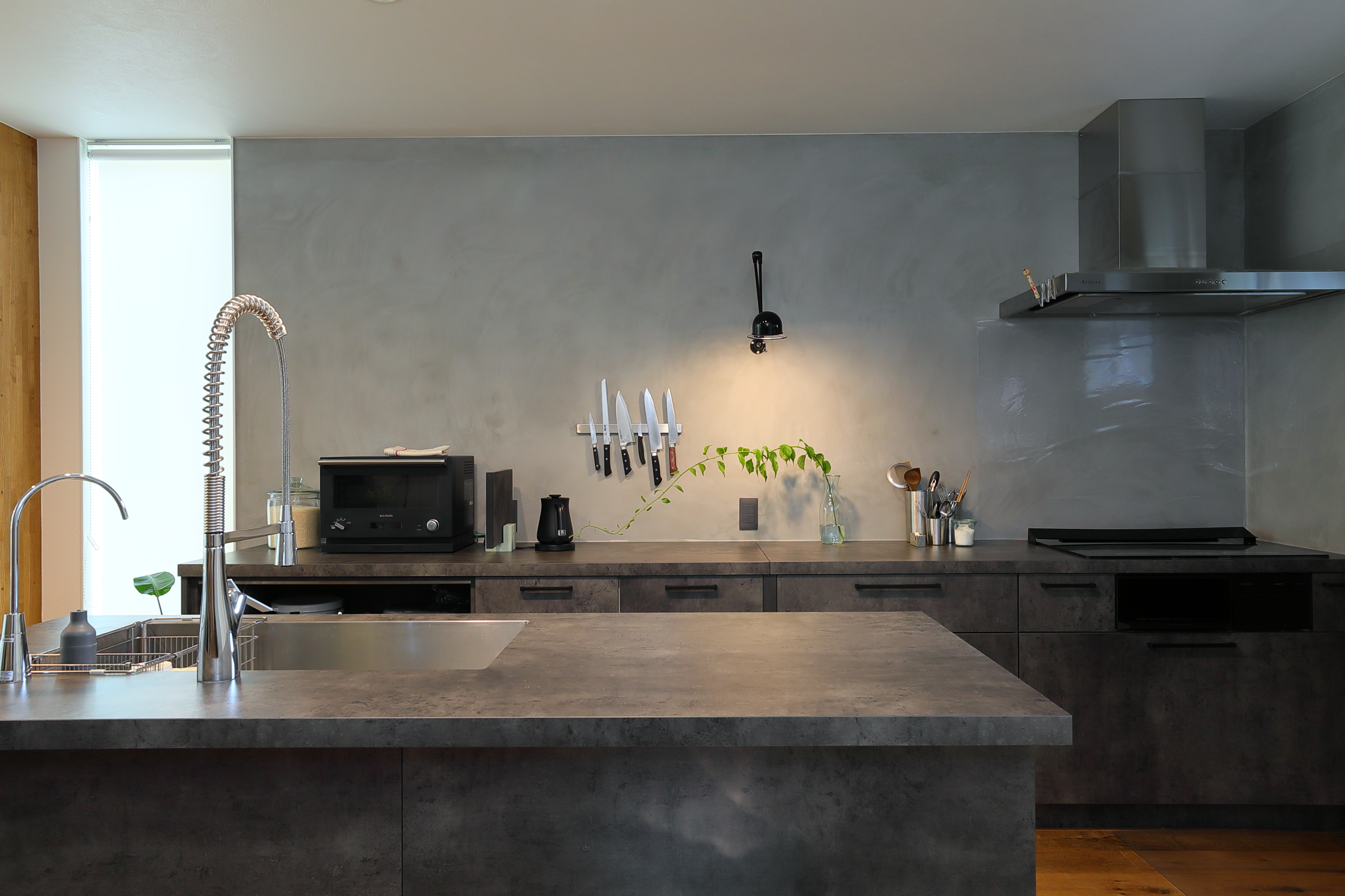 ナチュラルモダンなガレージハウス。