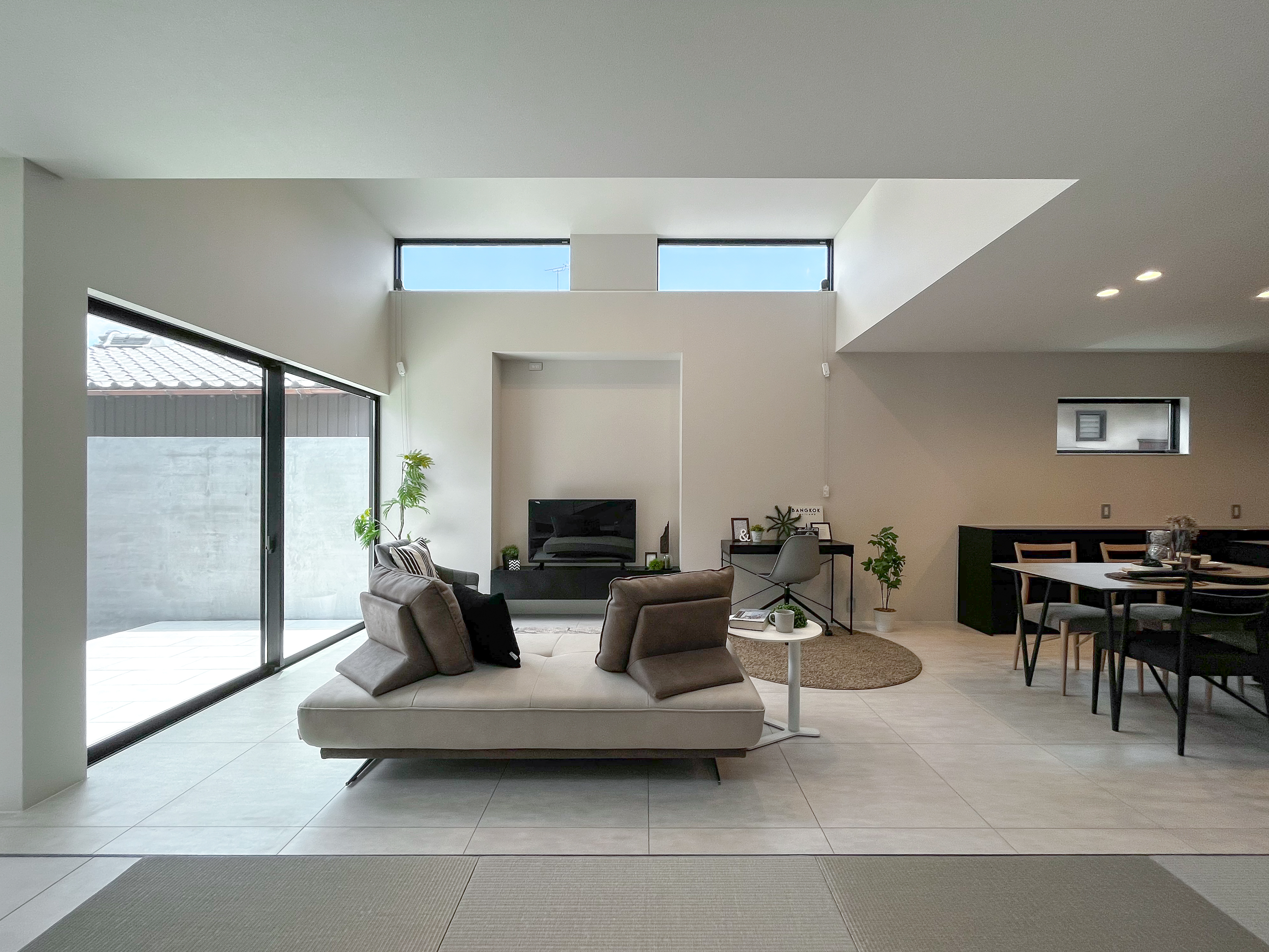 ホテルライクな家事らく平屋。