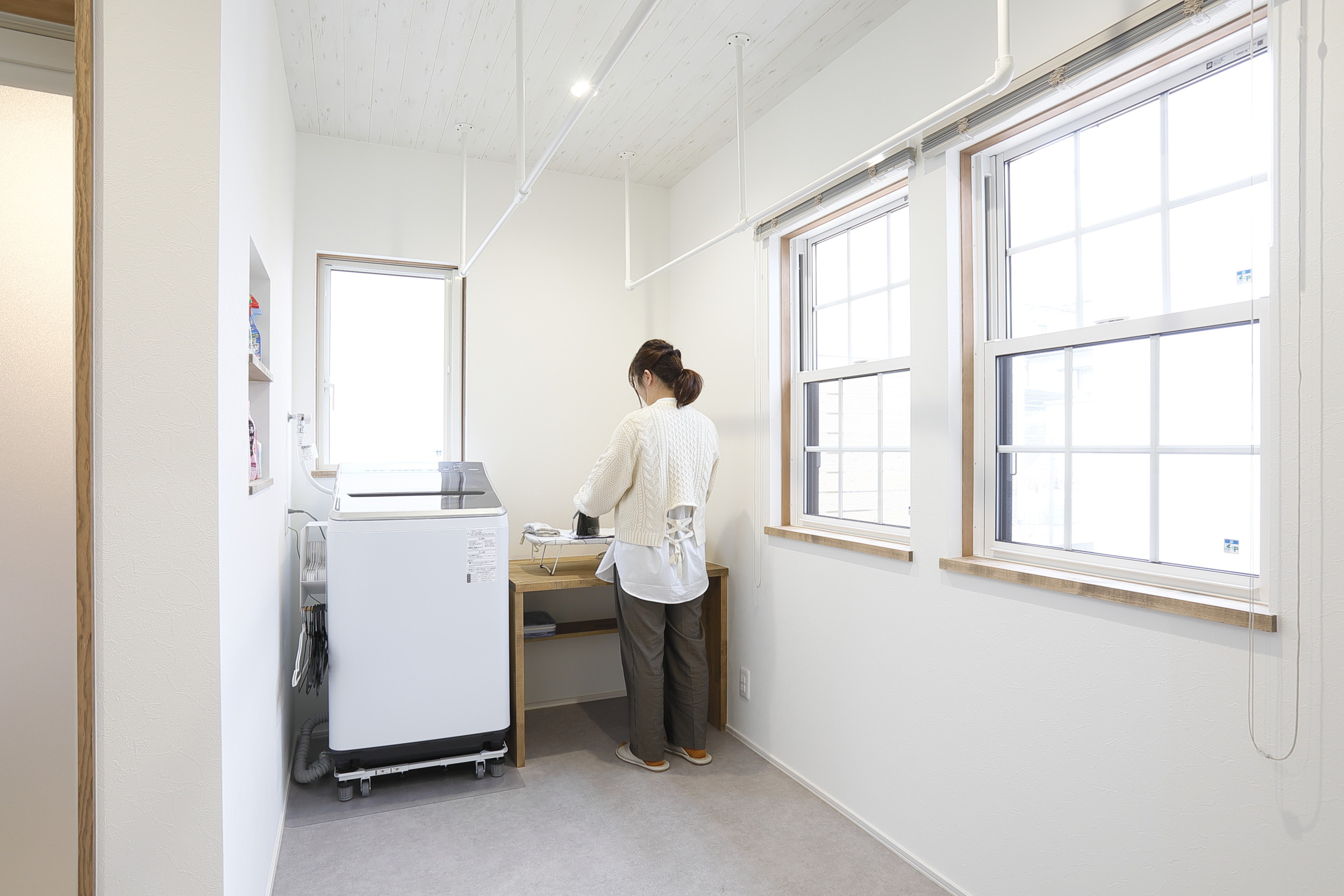 すっきり片付く、シンプルハウス。